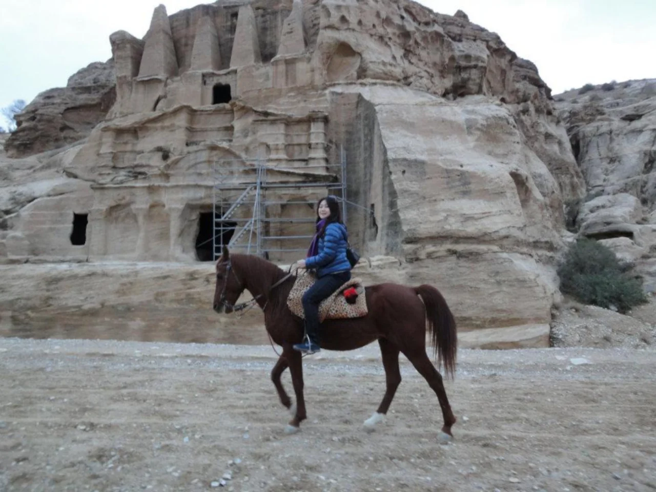 Megumi on a Jordan horse
