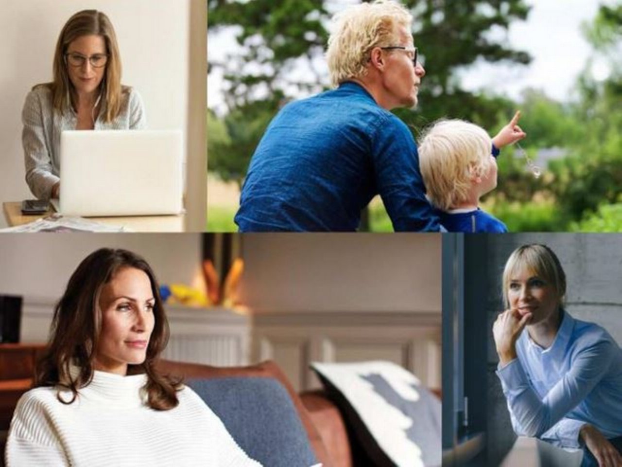 Collage von Menschen