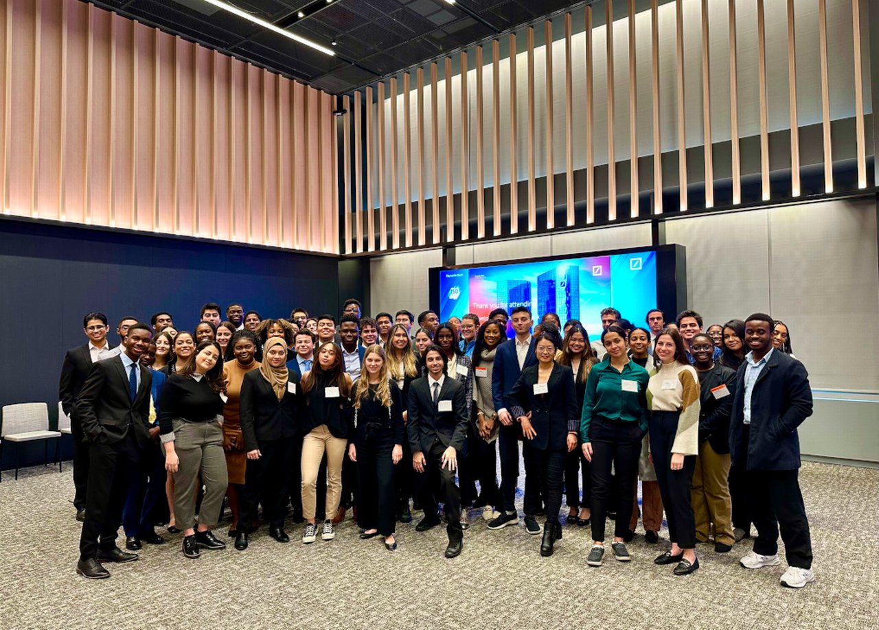 Group photo of female students of the db Develop program