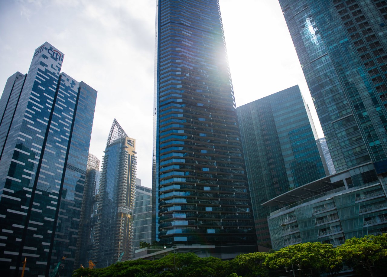 High buildings in Singapore