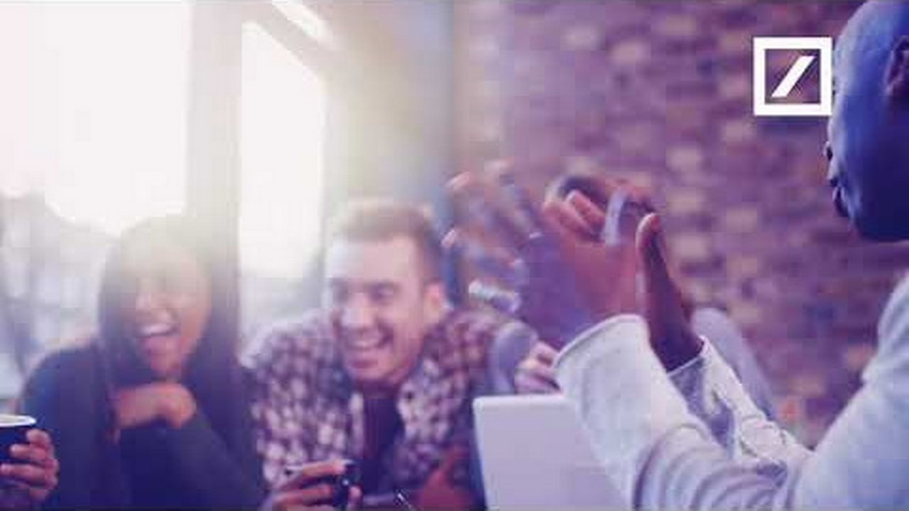 A group of employees celebrating
