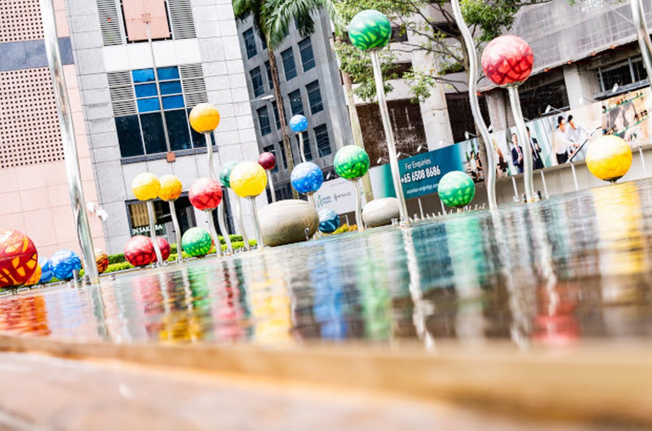 Colorful street view