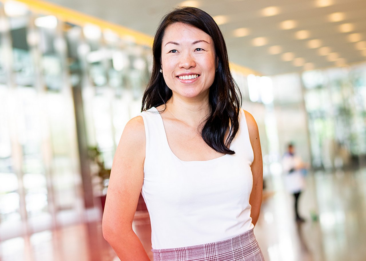 Portrait of Weiwei with a white t-shirt