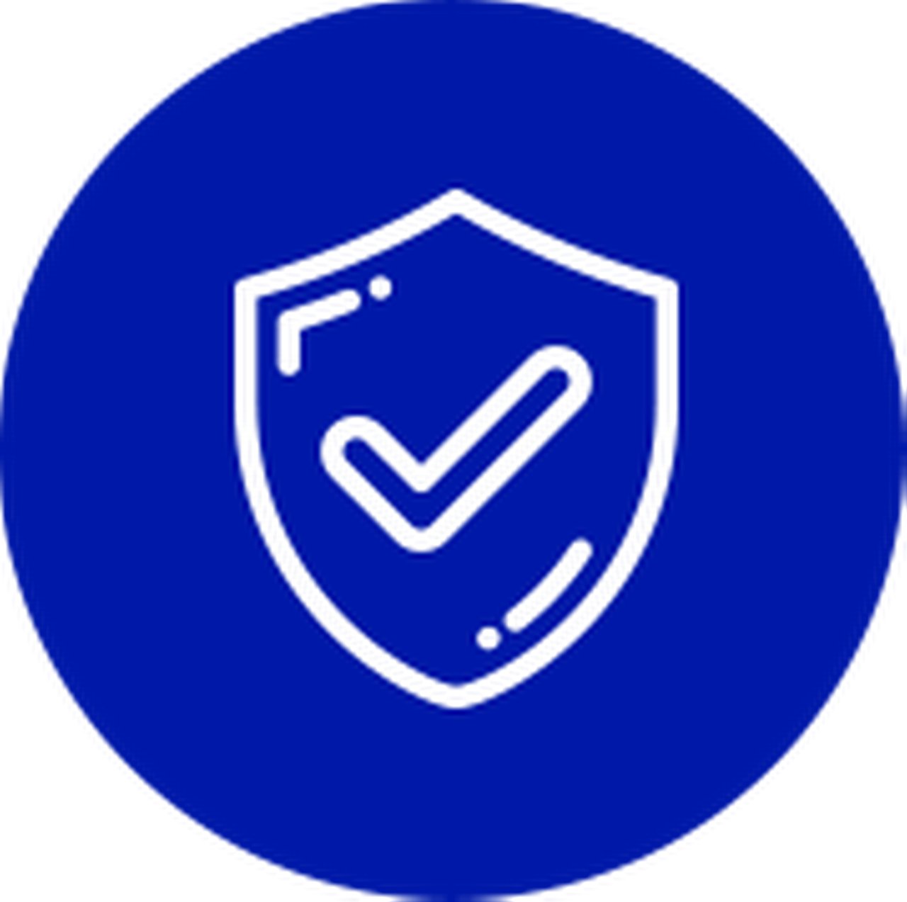 Icon: shield with a tick