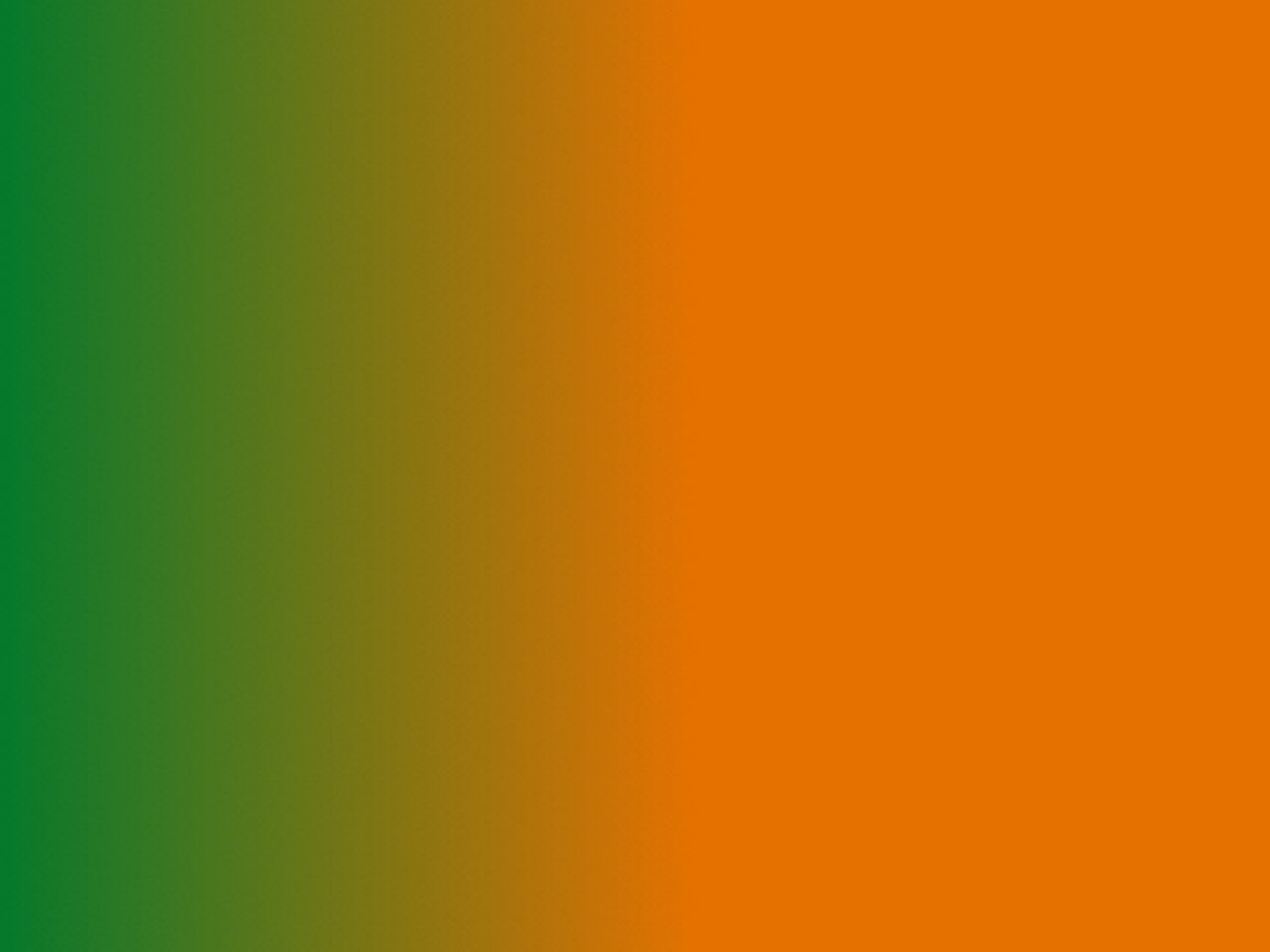 Ein farbiger Hintergrund mit Übergang von orange zu grün.