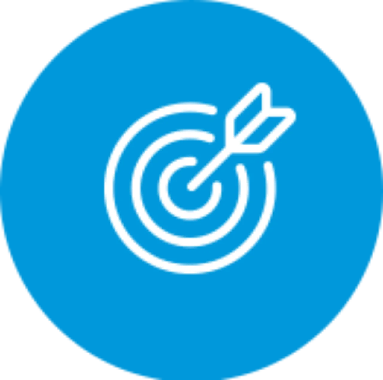 Icon: Arrow on target