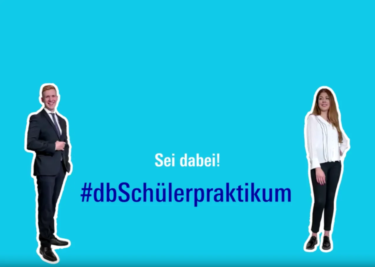 Zwei Praktikanten freuen sich auf das Schulerpraktikum - Vorschaubild für ein Video