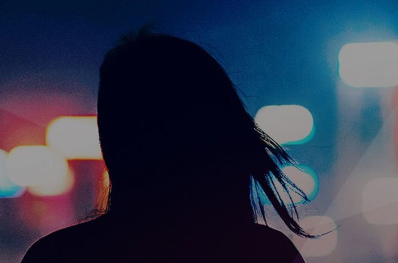Shadow of a woman