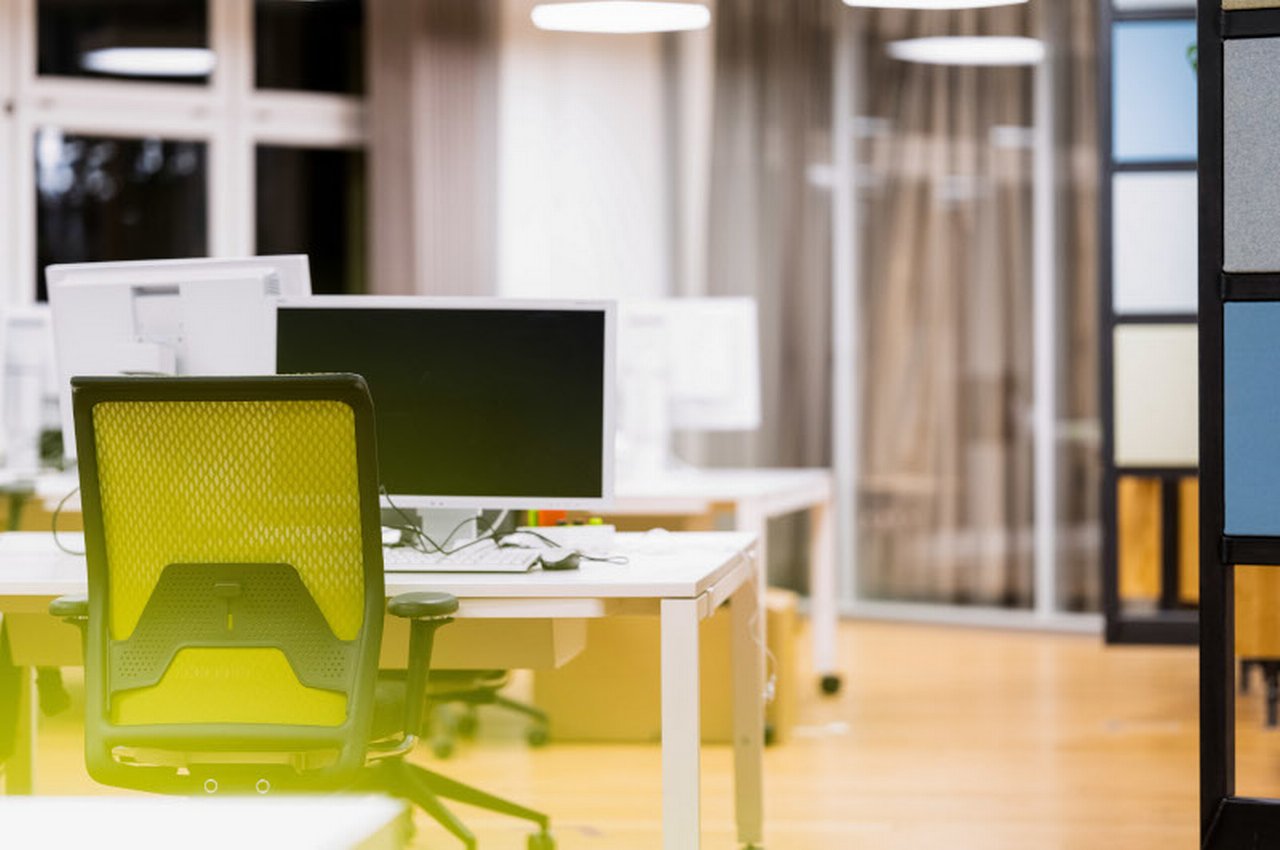 An open workspace
